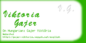 viktoria gajer business card