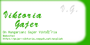 viktoria gajer business card
